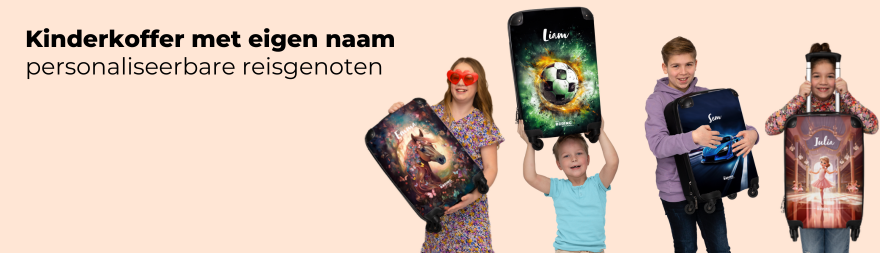 Kinderkoffers met eigen naam