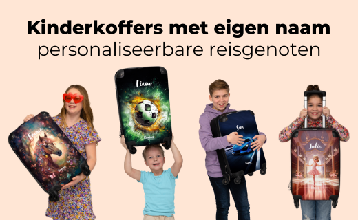 Kinderkoffers met eigen naam